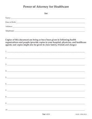 Bill Of Sale Form Iowa Durable Health Care Power Of Attorney Form ...