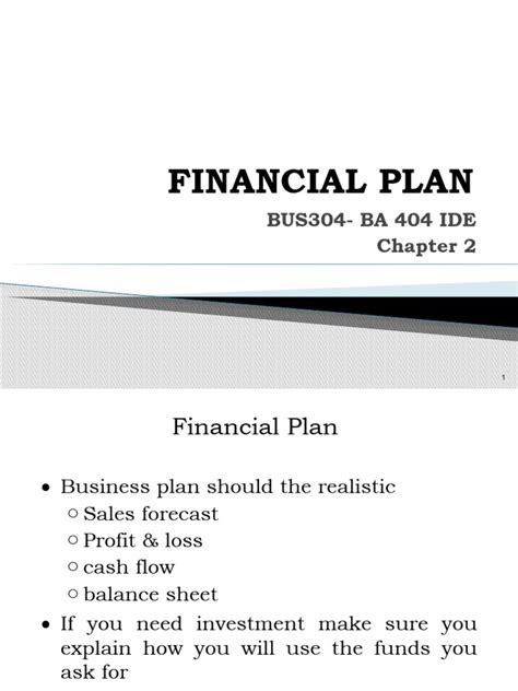 Financial Plan Sample PDF 的图像结果