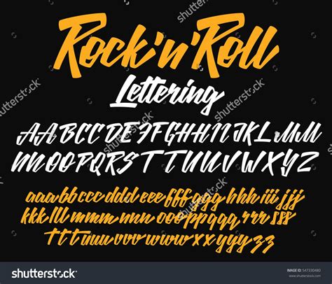 Rock And Roll Fonts