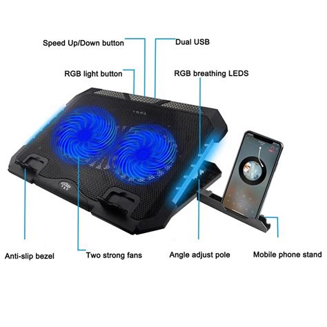 Cooler za laptop RGB S900 - Mob-Shop