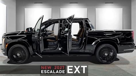 2027 Cadillac Escalade EXT Brings Back the Luxury Pickup Truck Body Style in Fantasy Land ...