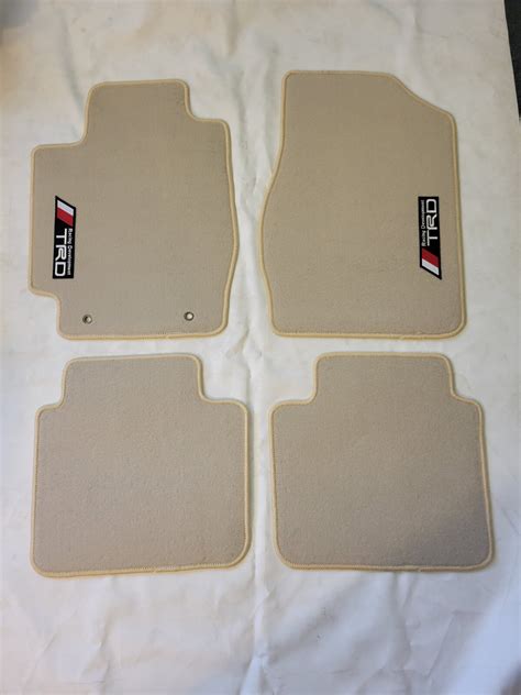 Fit 02-06 Toyota Camry Floor Mats Carpet 4 Pcs Beige New W/Emblem | eBay