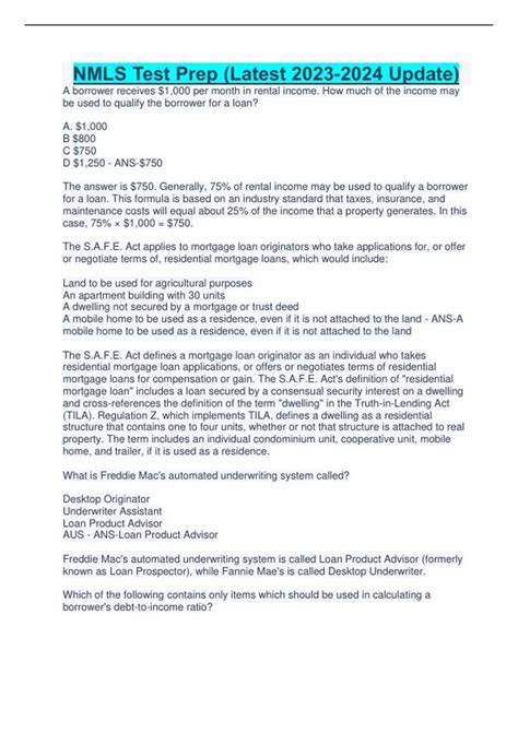 Image result for NMLS Practice Test