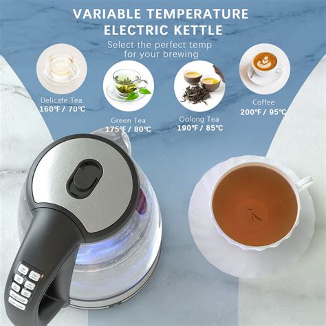 V.I.P. 1200W Variable Temperature Electric Kettle, 2.0L India | Ubuy