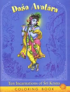Dasa Avatara Ten Incarnations of Sri Krsna - Coloring Book: Buy Dasa ...