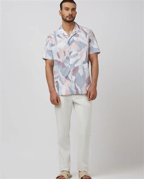 Buy Multicolour Resort Print Relaxed Fit Casual Shirt Online at Muftijeans