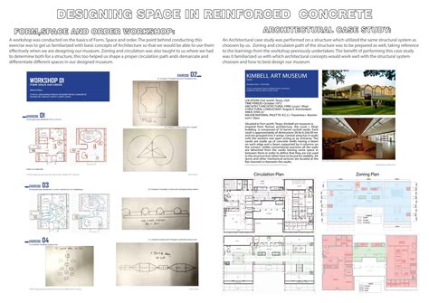 Designing space in Reinforced Concrete | CEPT - Portfolio
