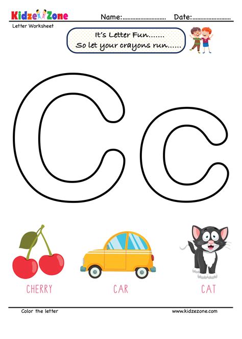 Letter C Coloring