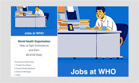 No, WHO Is Not Advertising Home-based Jobs To Fight COVID-19 | BOOM