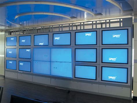 厂家直供屏幕墙 LED大屏电视墙 集成监控电视墙 监控机柜-阿里巴巴