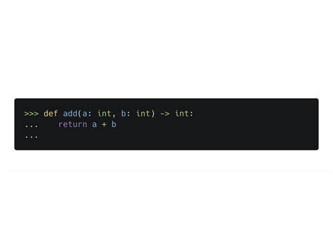 Python Type Hints 的图像结果