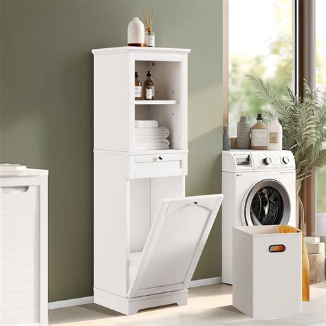 YITAHOME 53 Tall Tilt Out Laundry Hamper Cabinet Philippines | Ubuy