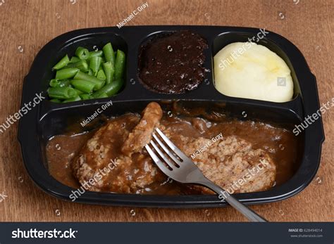 47 Salisbury Steak Tv Dinner Images, Stock Photos & Vectors | Shutterstock