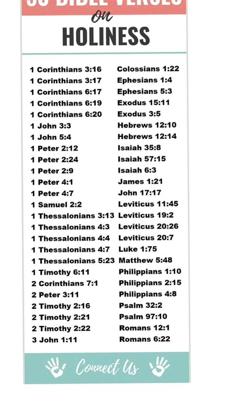 holiness | Bible encouragement, Powerful bible verses, Bible study verses