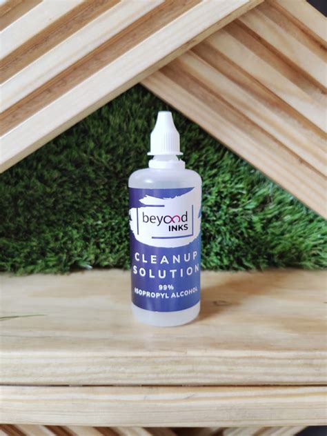 Alcohol Clean-up Solution (Isopropyl Alcohol) – Beyond Inks