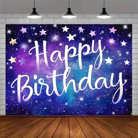 1pc, Space Galaxy Birthday Backdrop Cosmic Galaxy Background Starry ...