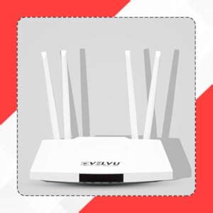VELVU WRV-750 5G & 4G Mobile Sim Based Wi-Fi Router with 4 Antenna ...