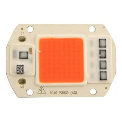Red 220V Projector Cob Led with 50W Driver Chip Motorobit - Motorobit.com