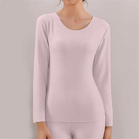 Cotton Long Johns Women Thermal Cold Weather Essentials Thermal Set ...