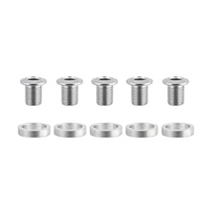 FMF Pyramid Steel Double/Triple Chainring Bolt, Set of 5 : Amazon.in ...