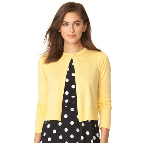 Yellow Crop Top Cardigan at Gerard Ortega blog