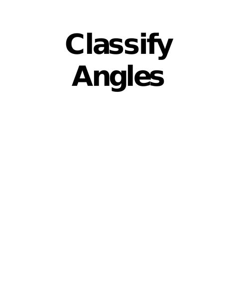 Image result for Classifying Angles Geometry