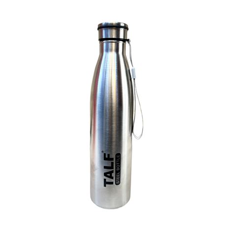 TALF CUBA Stainless Steel Water Bottle, 1000ml, Single Wall, Leakproof ...