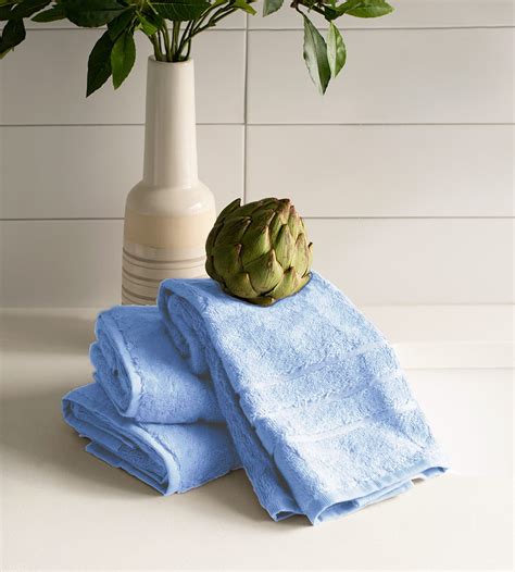 Premium Bamboo Hand Towel Ocean Blue (Set Of 3) – House Of Oraz