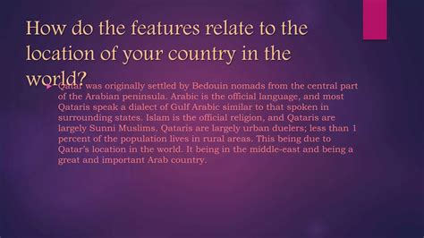 Characteristics of qatari people | PPTX