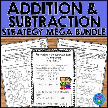 Image result for Expanded Form Subtraction Strategy