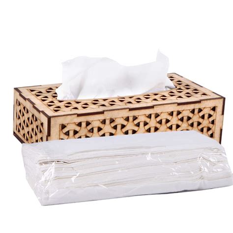 Maruti Wooden Tissue Paper Box Rectangular Shape Napkin Holder use for ...