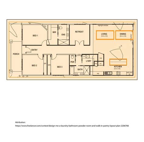 Entry #47 by CreativeDesignA1 for Design me a laundry, bathroom, powder ...