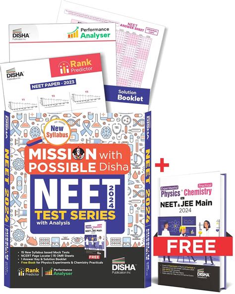 New Syllabus Mission Possible with Disha NEET 2024 15 Mock Test Series ...