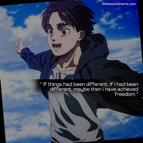 Titan Quotes Top Ten Eren Yeager Quotes: Best Eren Motivational Quotes