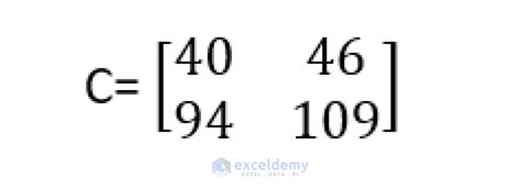 Matrix Multiplication in Excel 的图像结果
