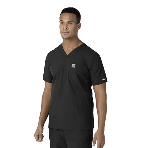 Buy Force Essentials Men's V-Neck Shirttail Scrub Top - Carhartt Online ...