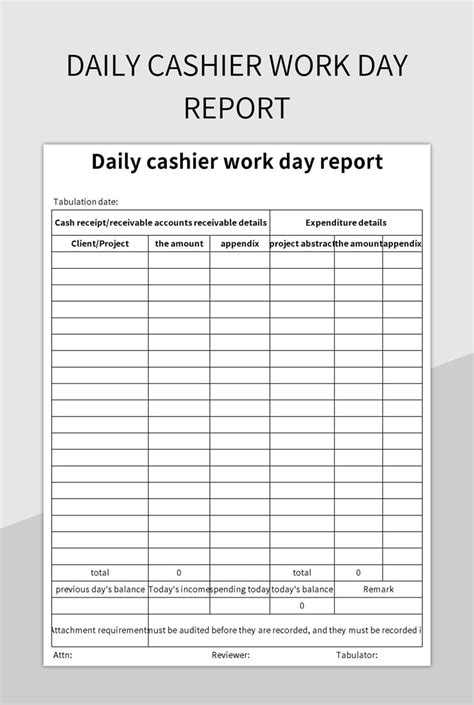 Daily Task Report Template 的图像结果