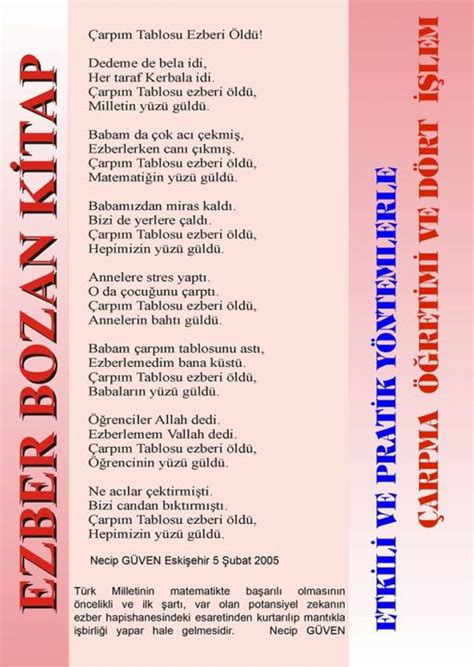 Ezbersiz Çarpma Öğretimi! (1)