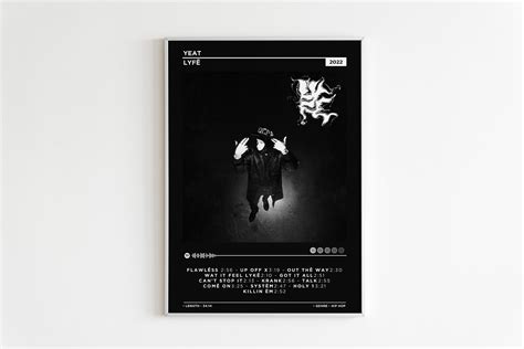 Yeat - Lyfe Posters / Yeat Albums / Album Cover Poster