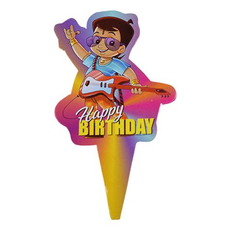 Buy now Chhota Bheem Cupcake Topper for Birthday Parties – Green Gold Store