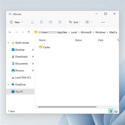 How to find the Edge cache location on Windows 11?