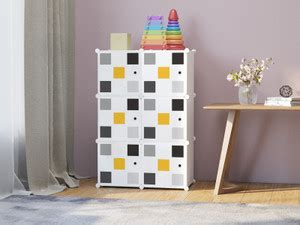 GIBI 6-Door 6-Shelf Plastic PC Collapsible Wardrobe Price in India ...