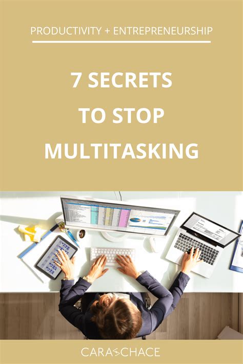 Image result for How to Stop Multitasking