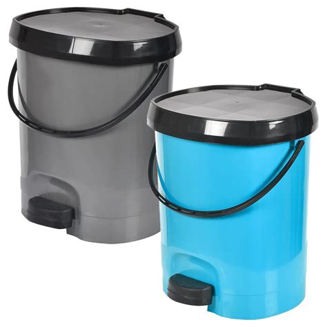 Kuber Industries Multiuses Plastic Pedal Dustbin, Waste Bin, Trash Can ...