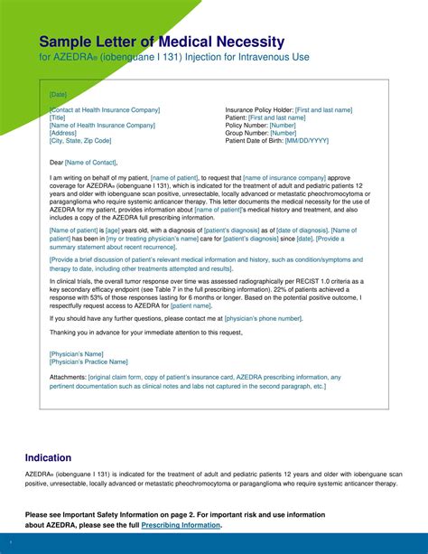 Certificate Of Medical Necessity