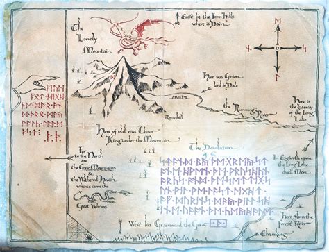 The Hobbit Map Printable