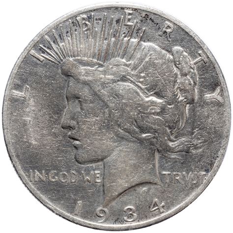 1934-S Peace Silver Dollar - Numismax