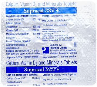 Supracal Xt Plus | Order Supracal Xt Plus Tablet Online at Truemeds
