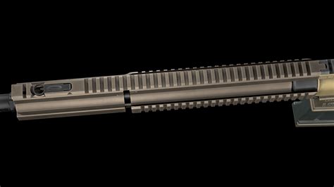 3D model Modular Sniper Rifle HK G28 standart VR / AR / low-poly | CGTrader
