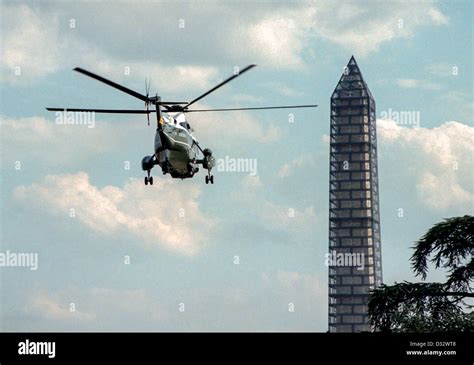 The presidential helicopter, known as Marine One when the president is aboard